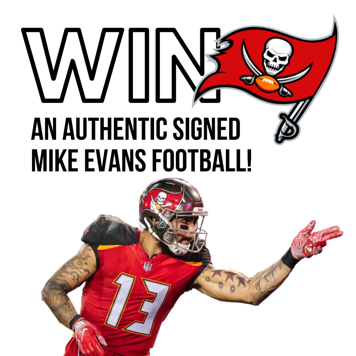 uopdestroyers's tweet image. Win a authentic signed Mike Evans football! We are raffling 100 x £3 tickets, all donations will go towards the club. The Raffle will commence on the 11th of December, click the link below to buy tickets. Good luck! 

onlinestore.port.ac.uk/product-catalo…

#mikeevans #buccaneers #nfl #gobucs