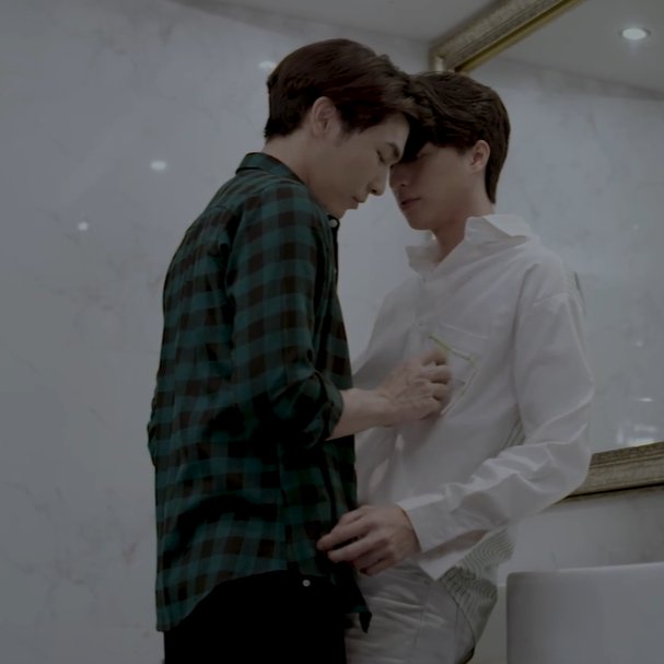 The past 2 episodes showed a different level of familiar foreplays, such as nose rubbing, breathing through the mouth close to the other, hands and fingers feeling and trailing the body, seductive whispering, etc. It tells us how TharnType keep their sex life++ #TharnTypeSS2EP2