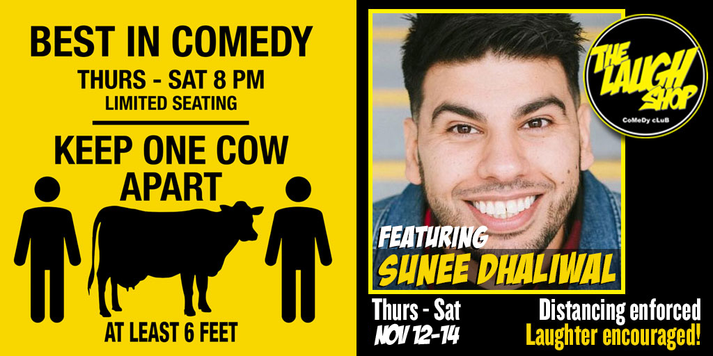 LaughShopYYC's tweet photo. Tonight Best in Comedy feat. @sunnydcomedy 
Get your tickets at https://t.co/otduc7POMC 403.255.6900
#bestincomedy #suneedhaliwal #laughshopyyc #yyccomedy #yycevents https://t.co/92cVquCFVN