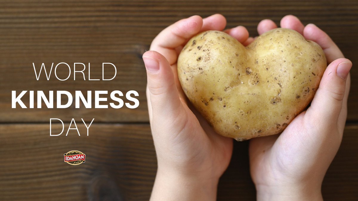 IdahoanFoods's tweet photo. No matter how big or small, every act of kindness matters.

For every comment telling us how you’re spreading kindness this weekend, we'll donate 30 meals to @FeedingAmerica to help fight hunger. 

Like or Retweet and we'll donate an additional 10 meals!

#WorldKindnessDay https://t.co/0YdJY1b3Pa