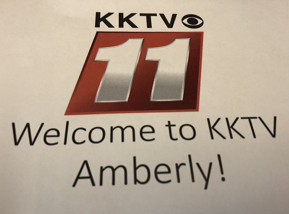 AmberlyBrown's tweet photo. 1st week! Happy to be apart of the @KKTV11News team! https://t.co/fe8SVR6x3L