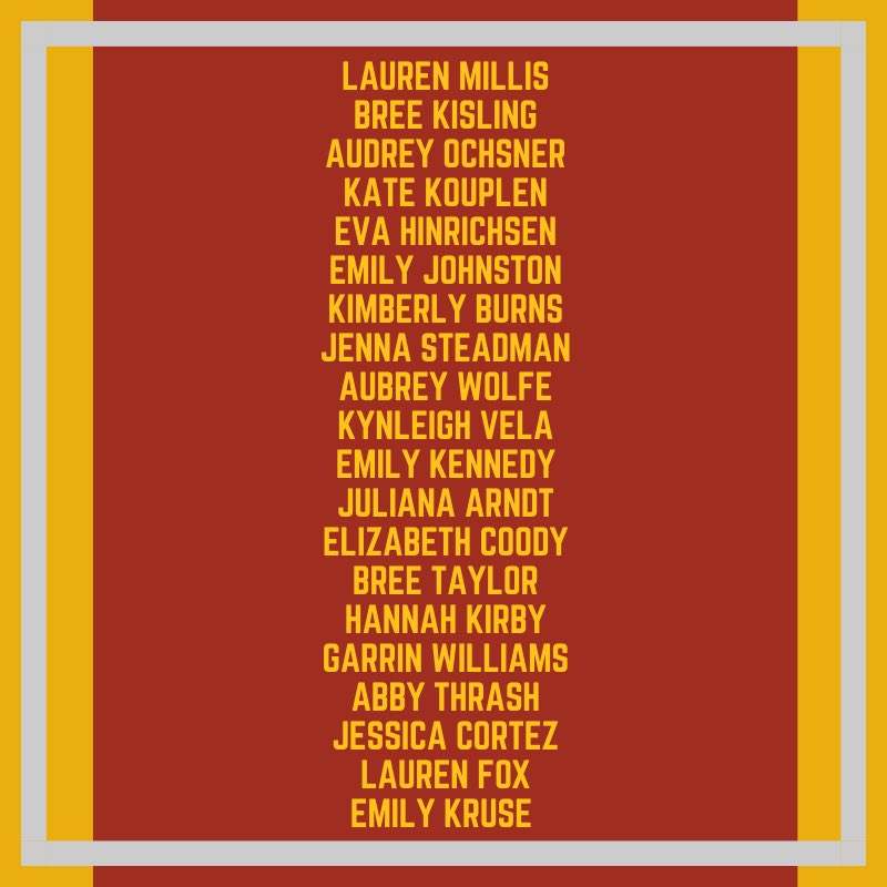 OSUMortarBoard's tweet photo. Congratulations to the Top 20 Freshmen Women of OSU! https://t.co/bxFnO8bJ7D