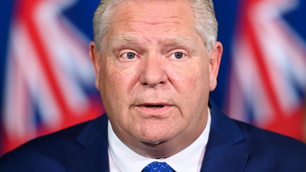 CP24's tweet photo. WATCH LIVE: Ford to make announcement on where regions will be placed in tiered-framework for COVID-19 restrictions https://t.co/qV5R3QAqm6 https://t.co/zzFVHg3BLW