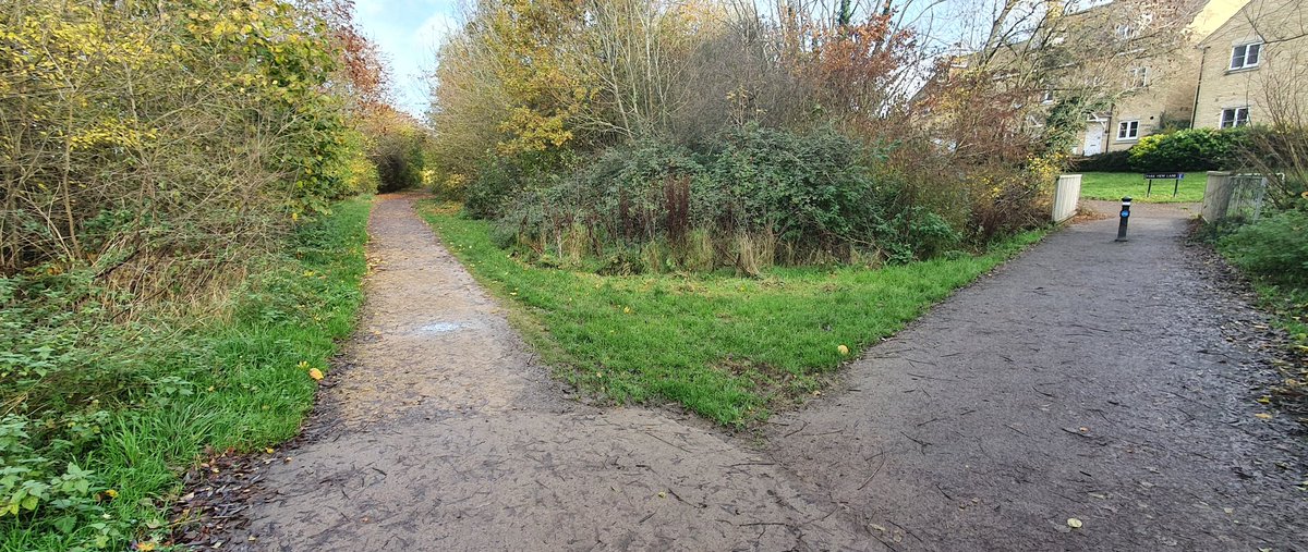 And ...upgrading of the 'dirt track' which links ~1,100 residents living in Madley Park with key amenities in Witney Town Centre - currently requires wellies and a head torch after dark...