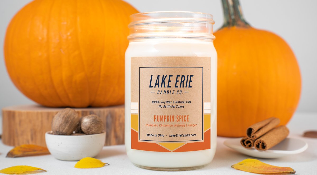lakeeriecandle's tweet photo. π Amplify those fall vibes with our brand new Pumpkin Spice label design π Same delicious aromas of pumpkin, clove, cinnamon, nutmeg, and ginger wrapped up in a brand new look! π
Shop now: https://t.co/dWjMXRm7yo
#pumpkinspice #lakeerie #lakeerielove #ohio #fallohio https://t.co/Ahk16FX0WJ