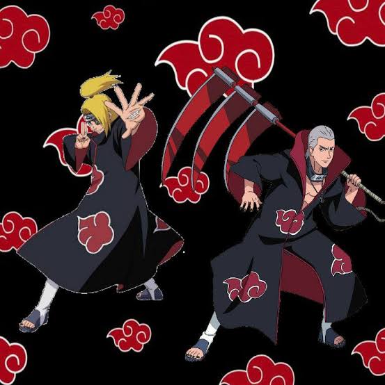 32. Deidera & Hidan Vs Kakuzu & Konan