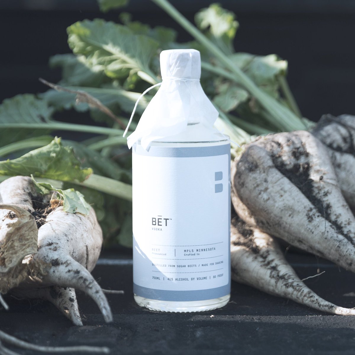 BETvodka's tweet photo. A gluten-free vodka made from sugar beets, BĒT Vodka is made for sharing with family and friends.  #madeforsharing #mnspirits https://t.co/4kuCtYLXex