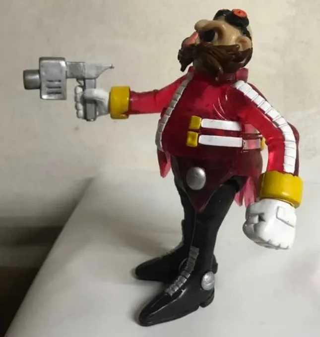 I NEED to show you guys this bootleg Eggman figure 