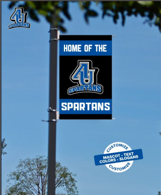 BSNSPORTS_IL's tweet photo. There's never been a better time to promote school spirit! Now is the time to brand your school campus and our avenue banners are a great place to start. Contact your local Sales Pro or DM us on how to get started! #TheHeartOfTheGame #Spirit #betterdaysahead https://t.co/IHsdeDhpdY