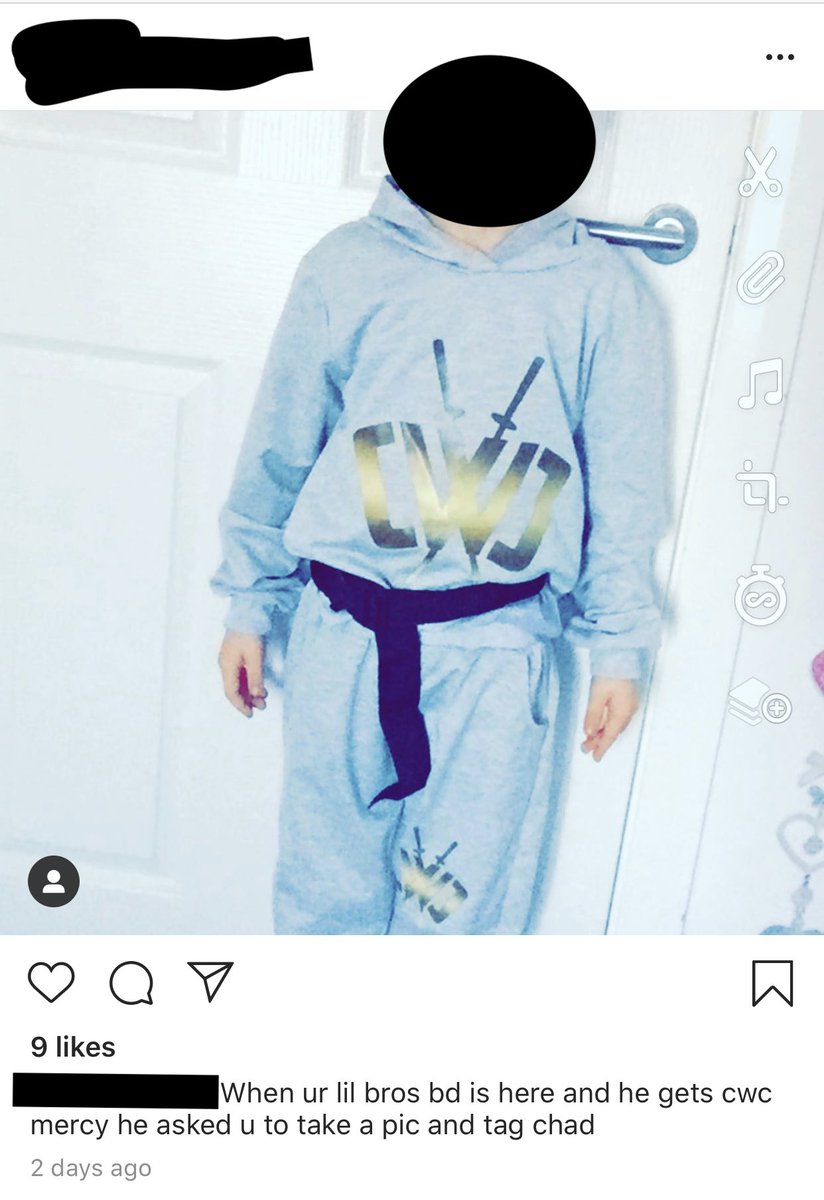 Chad + Vy told me they regularly get sent pics of happy kids in their branded gear–none of which is legit. They don't call it out anymore b/c they don't want the kids/parents to be feel bad. I asked Chad to get me examples. 5 minutes later he sent dozens he JUST found.
