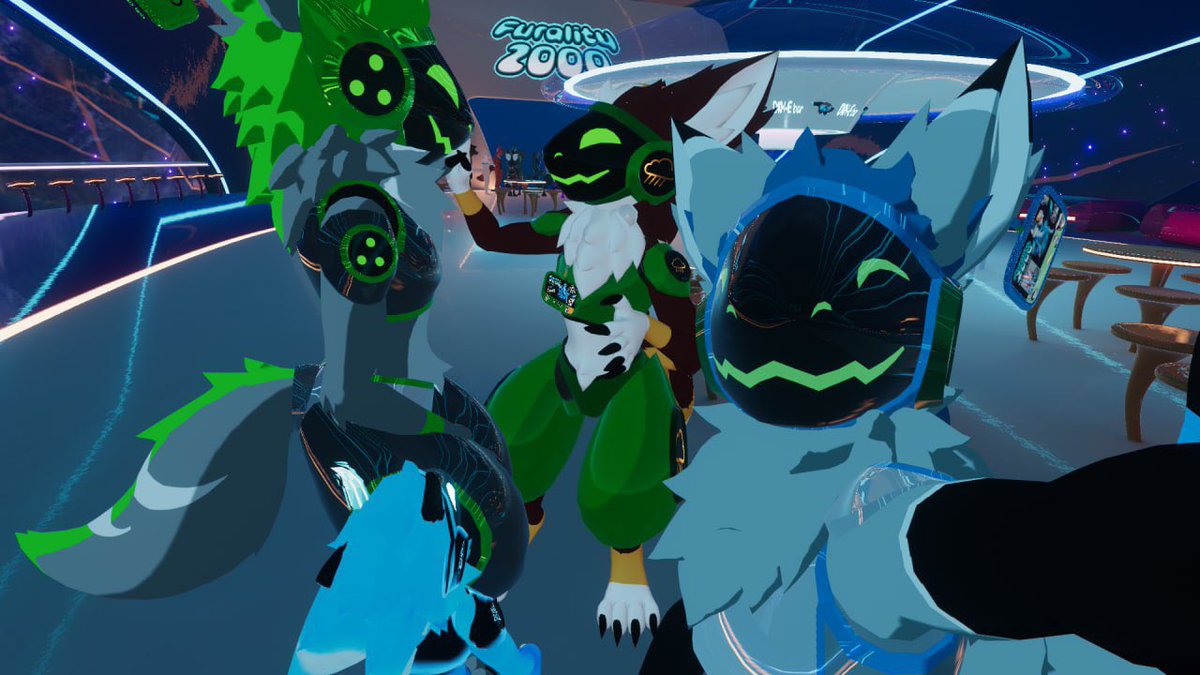 RisnorWolf's tweet photo. Happy #VirtualFriday as well! It's such a fun time every night where I can become almost any character imaginable, see friends, and let worries of the real world melt away… 😌😌😌 https://t.co/4agqngFy9l