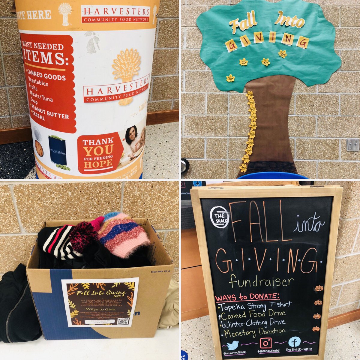 Our Fall Into Giving Fundraiser has begun! We have 4 ways to give!
1. Harvesters Canned Food Drive
2. Winter Clothing Donations
3. Topeka Strong T-Shirt
4. Monetary Donations

ruralspirit.square.site/fall-into-givi…

<a href="/stuco_wrhs/">WRHS Stuco</a>