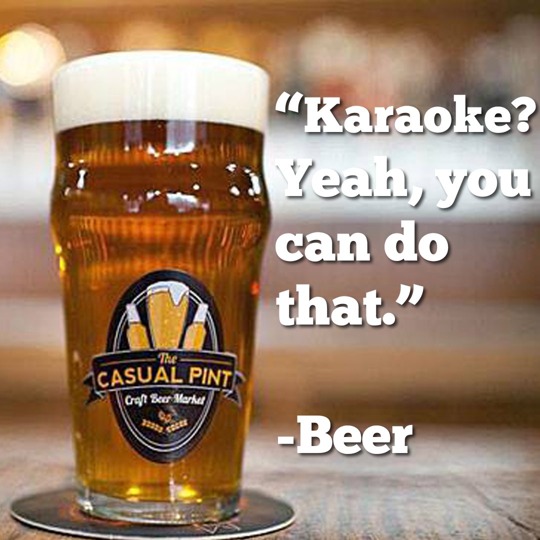 𝐊𝐚𝐫𝐚𝐨𝐤𝐞 𝐒𝐭𝐚𝐫𝐭𝐬 𝐚𝐭 𝟕𝐩𝐦!🎙️ You got this!🍻