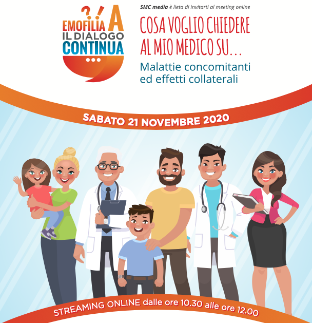 AMaREOnlus's tweet photo. Siamo lieti di invitarvi al terzo appuntamento dal titolo Cosa voglio chiedere al mio medico su... MALATTIE CONCOMITANTI ED EFFETTI COLLATERALI.....
#emofilia #fedemo
👉https://t.co/N3bCxmUA49 https://t.co/V1MNBkRPDY