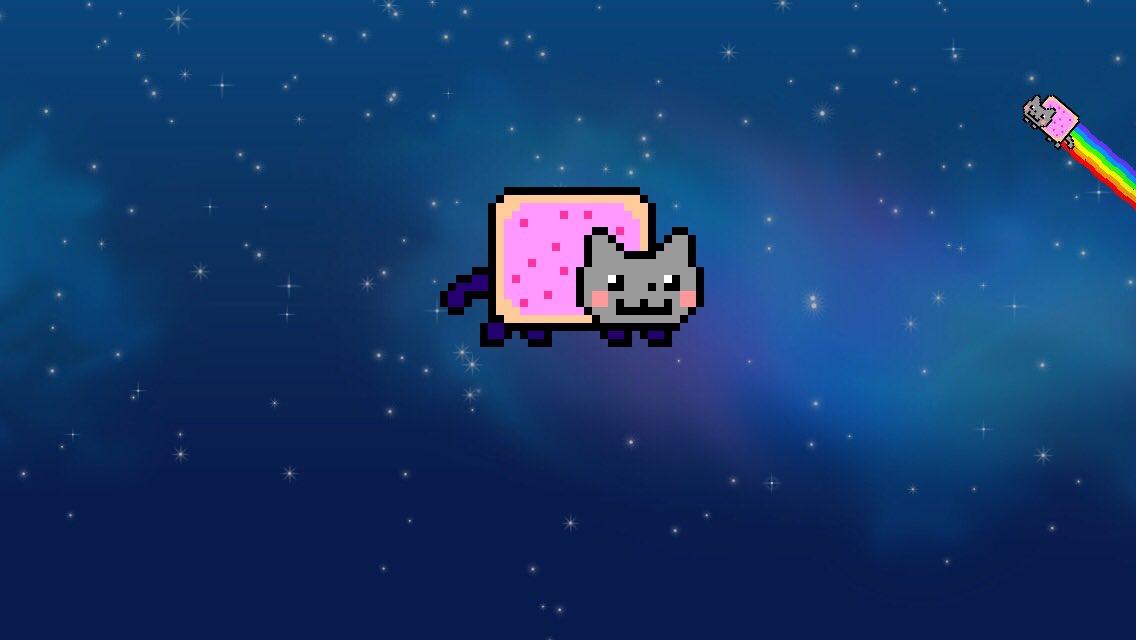 JenPardey's tweet photo. Check out my Nyan Cat! It can be yours too: Nyan Cat: Lost In Space: https://t.co/DVQx5X0b4X #nyancat #nyanlost https://t.co/0jN0gITBTj