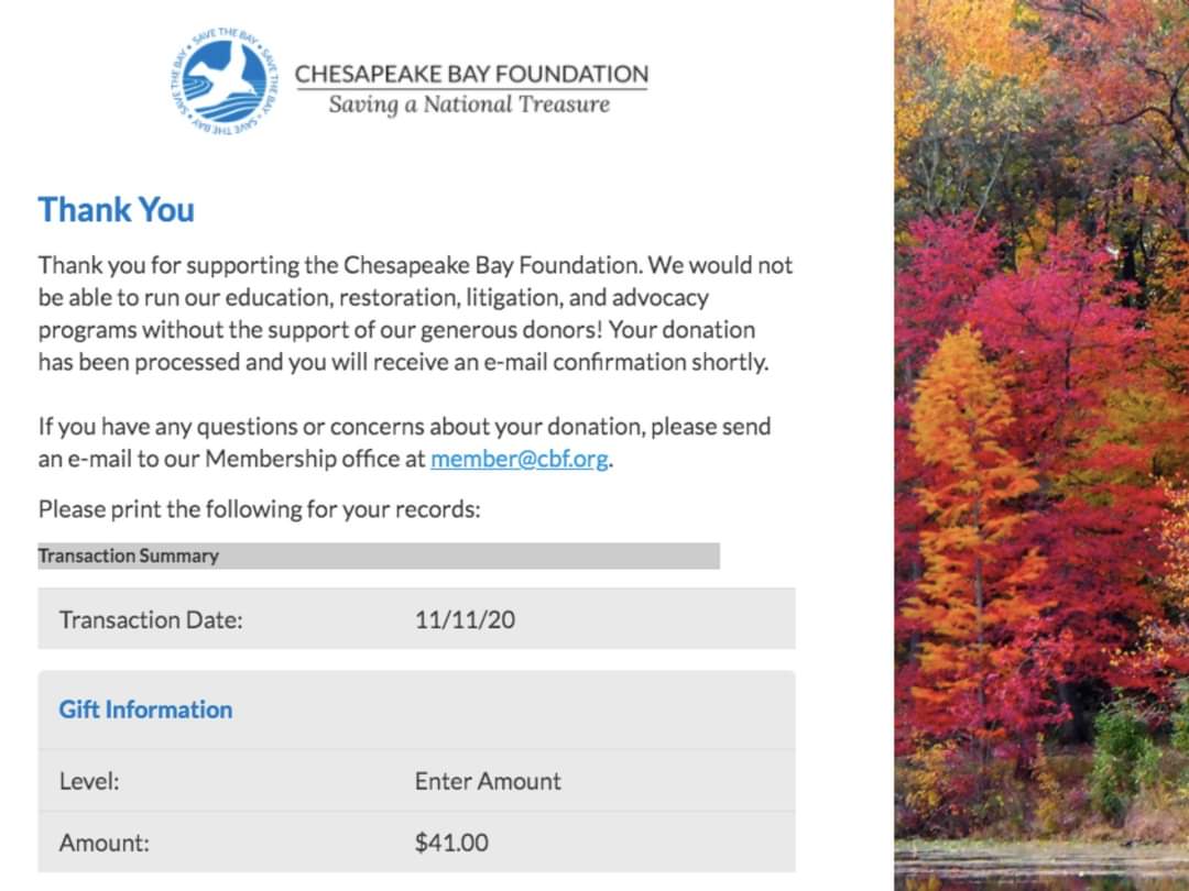 joceanic_'s tweet photo. Today we donated $41 to the @chesapeakebay! 

As always, we can't thank you enough for supporting both us and our chosen beneficiary. We're excited to announce our donation recipient for the next year will be We Are Water Collective. https://t.co/QdddagD73P