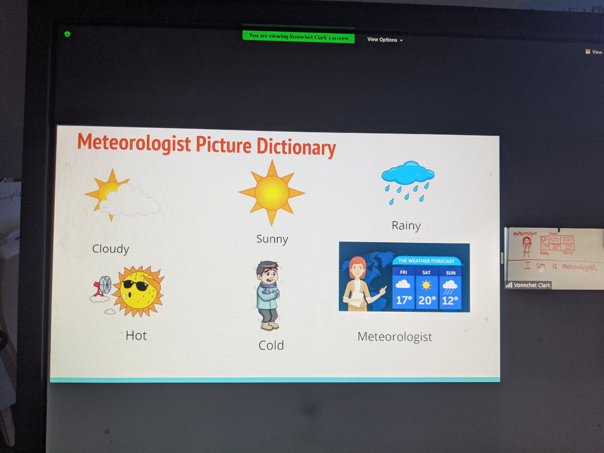 afiakc1's tweet photo. Field experts visited our PK/kinder classes yesterday to share what a meteorologist does. Thanks to Sarah and Brad from @NWSKansasCity  for visiting with our students over Zoom! Check out some of the student writing that resulted from this visit. https://t.co/iiofp3c8g5
