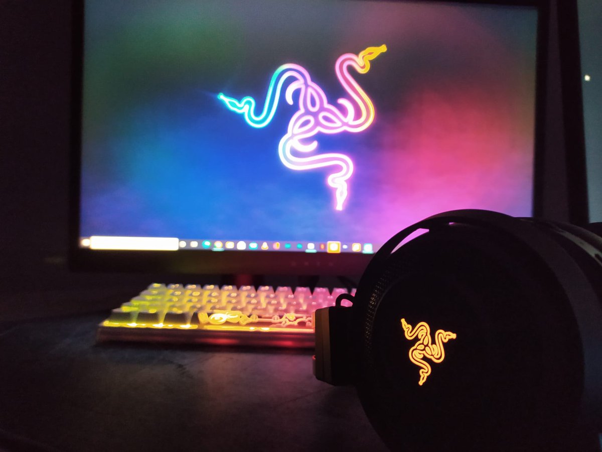 YtBlume's tweet photo. Thank you so much! 💜Top tier Gaming Headset @Razer 
btw Streaming tomorrow 😊 https://t.co/3lwvniqx8l