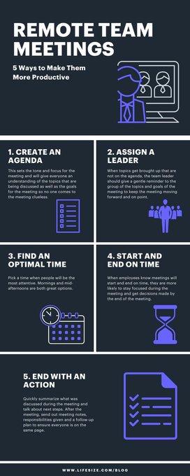 Are you maximizing #productivity in your virtual meetings?  Follow these steps to overcome bad remote<a href="/tag/productivity"class="tags">#productivity</a><a href="/tag/wfh"class="tags"><span>#wfh</span></a><a href="/tag/remotework"class="tags"><span>#remotework</span></a><a href="/tag/remoteteams"class="tags"><span>#remoteteams</span></a>
