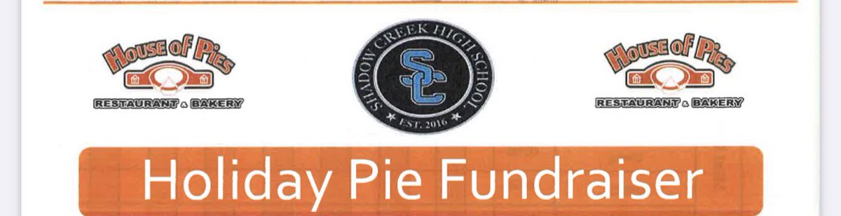 schsseniors21's tweet image. Our House of Pies Fundraiser has officially KICKED OFF!! 🤤 Contact an SCHS senior to get your orders in!! #houseofpies #fundraiser @ShadowCreekHS