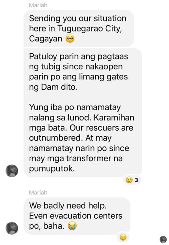 mikhsxi's tweet image. ENG TRANS// SUMMARYV⚠️ 

▪︎The DAM still has 5 GATES OPEN ‼️
▪︎ People are dying! Most of them are children. Rescuers are outnumbered‼️
▪︎Water is grounded because of the explosion.
▪︎ Evacuation centers are also flooded

PLEASE SPREAD⚠️
#CagayanNeedsHelp