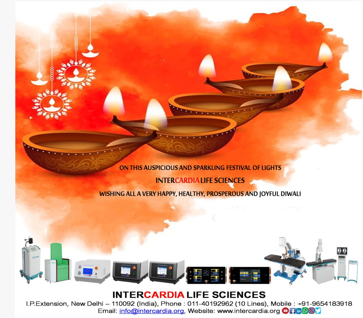 FiberIndia's tweet photo. Wishing you and your family a very Happy and Prosperous Diwali… May we all grow together and touch new heights of success.
#deepavali #diwali #HappyDiwali #intercardia https://t.co/iAWomfGfLN