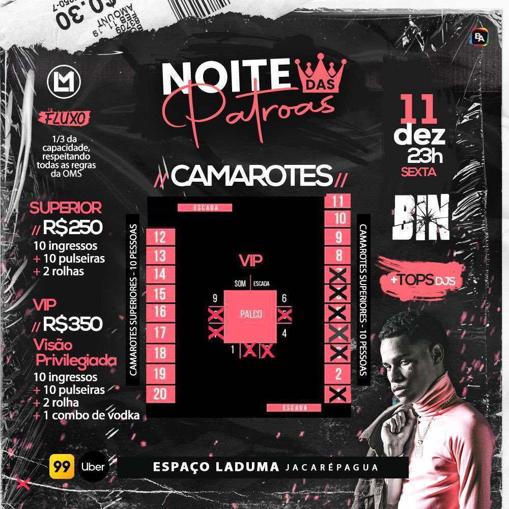 eumakss's tweet photo. Vai ficar de fora? Ah não, vc não pode perder!!!! Dia 11/12 todos os caminhos te levam para a Noite das Patroas ✨🥰🎧 camarotes comigo 😍 #NoiteDasPatroas #NoiteDasPatroasComBin https://t.co/TFgJdKOVRe