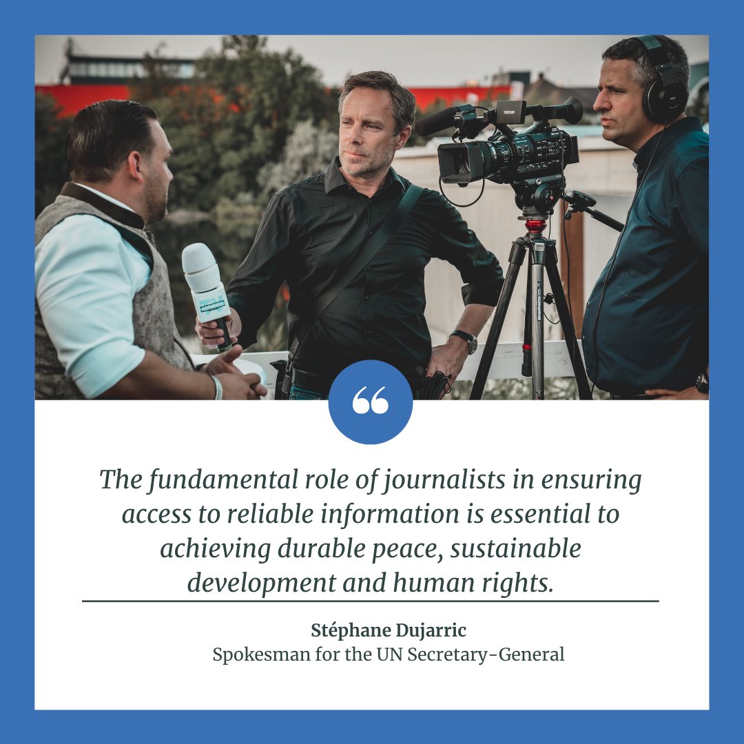 usaworldpeace's tweet photo. Access to reliable information is essential to creating lasting #peace. We must #protectreporters who are doing their part to uncover and document #injustices around the world! https://t.co/3MHpQAEaBu