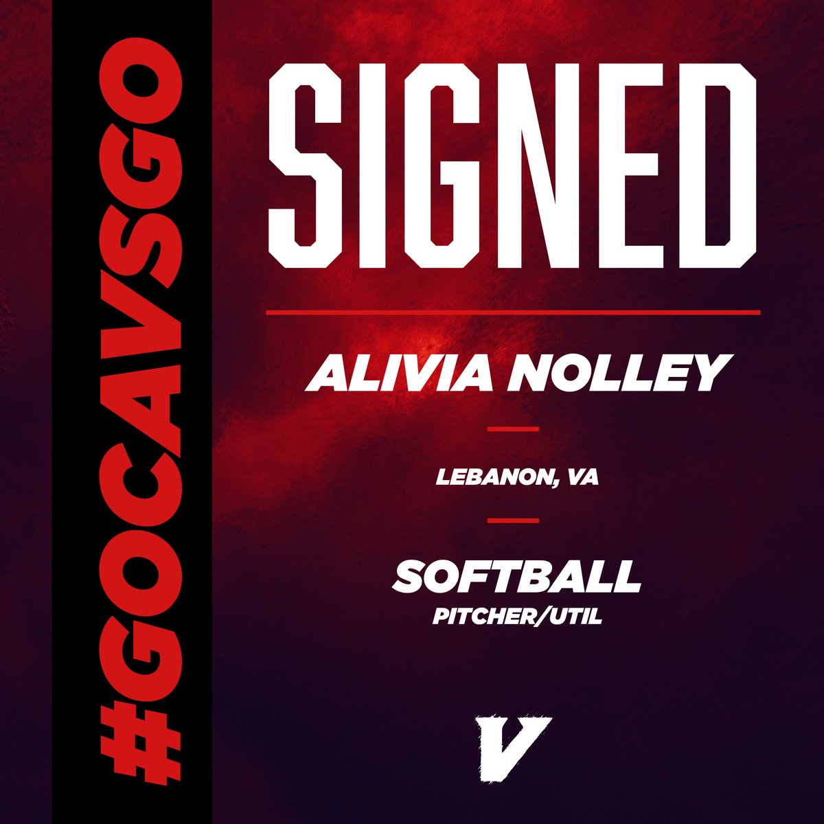 UVAWiseCavs's tweet photo. Alivia Nolley is the newest member of @UVAWiseSB #IgnitedWeStand #GoCavsGo https://t.co/YMs9UnWRVk