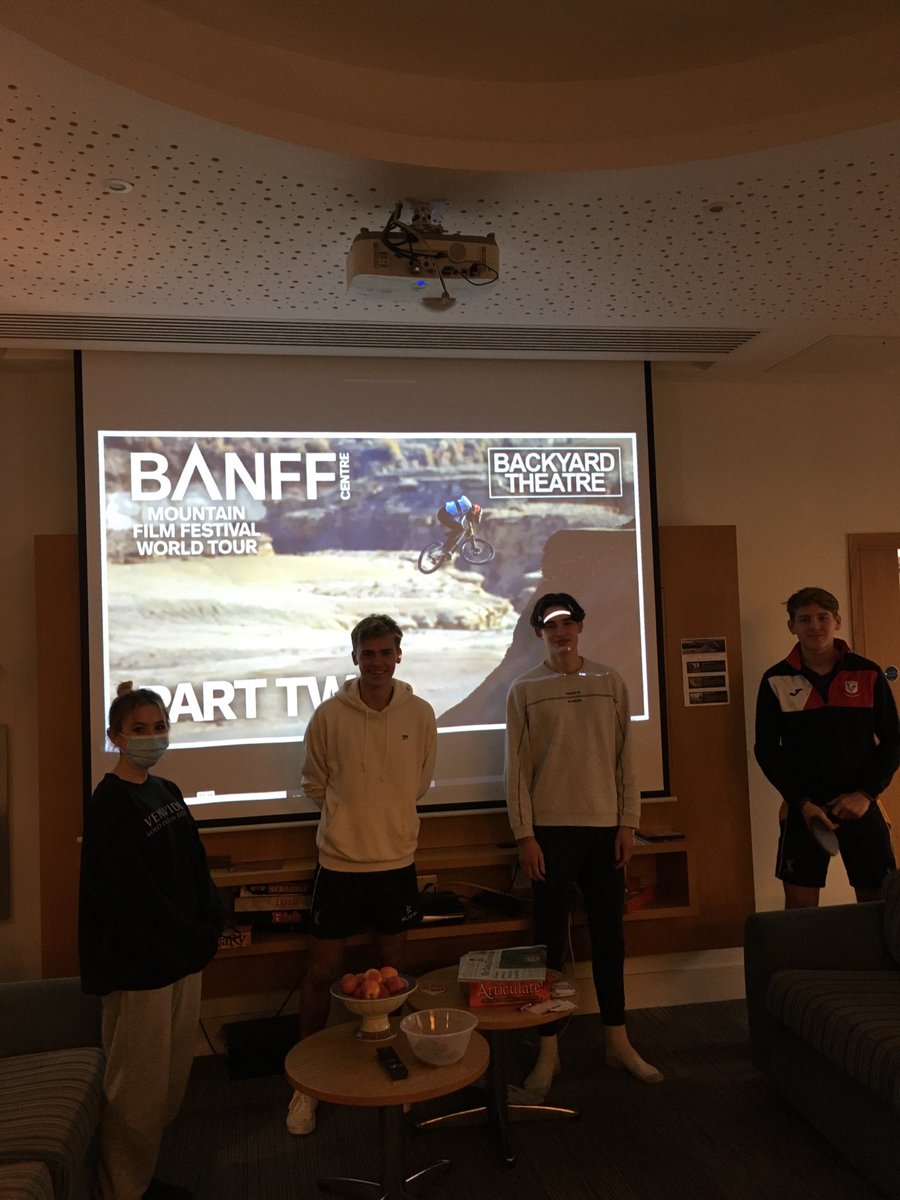 The start of the Banff film festival!! It’s going to get adventurous.