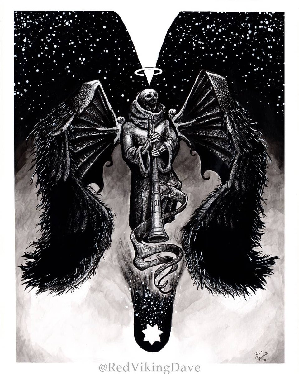 RedVikingDave's tweet photo. These 4 originals will be available at this virtual gallery art show in support of charity. Starts tonight at 7PM CST
#ArtistOnTwitter
#artcharity
#occultart https://t.co/76OungmFfm