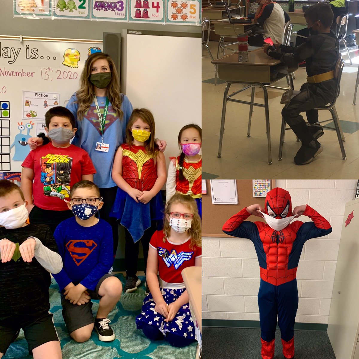 ChildersElemen1's tweet photo. Superhero’s showed kindness all day at Childers elementary! #LCSstrong2theCore #proudtobeacub https://t.co/nrc2MKBSPt
