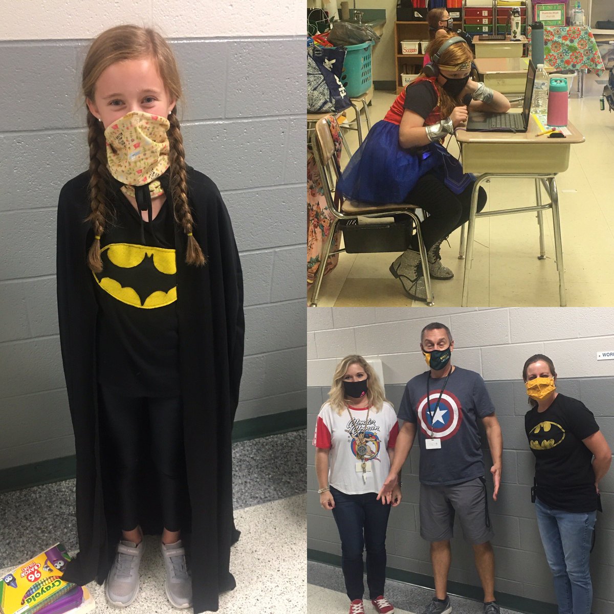 ChildersElemen1's tweet photo. Superhero’s showed kindness all day at Childers elementary! #LCSstrong2theCore #proudtobeacub https://t.co/nrc2MKBSPt