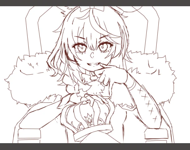 CLOWN
I mean, KING
still thinking about it. (^^ゞ 
