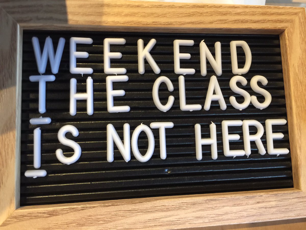 VoyagersLower's tweet photo. Happy Friday the 13th from North 2 everyone! The sign has been updated for the weekend. #VoyagersCreativity https://t.co/gCI0dVKaBk