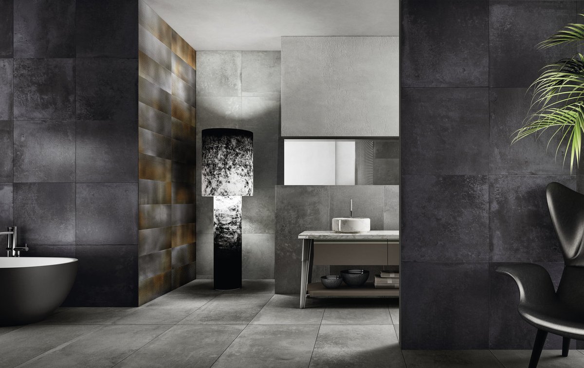 TCLTiles's tweet photo. Iris Ceramica's newest collection, Alurock, gives off a mysterious, sensual, and sophisticated vibe. Truly reminiscent of the underground lifestyle.

Product Shown: Alurock Steel – Alurock collection by @irisceramicaofficial &amp; @dieselliving https://t.co/JiSRigzFTT