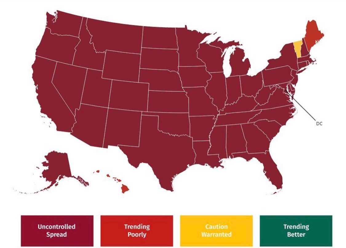 RFactionLA's tweet photo. Finally found the all red map @realDonaldTrump was looking for! Oh wait... https://t.co/jKQb9hfOAZ