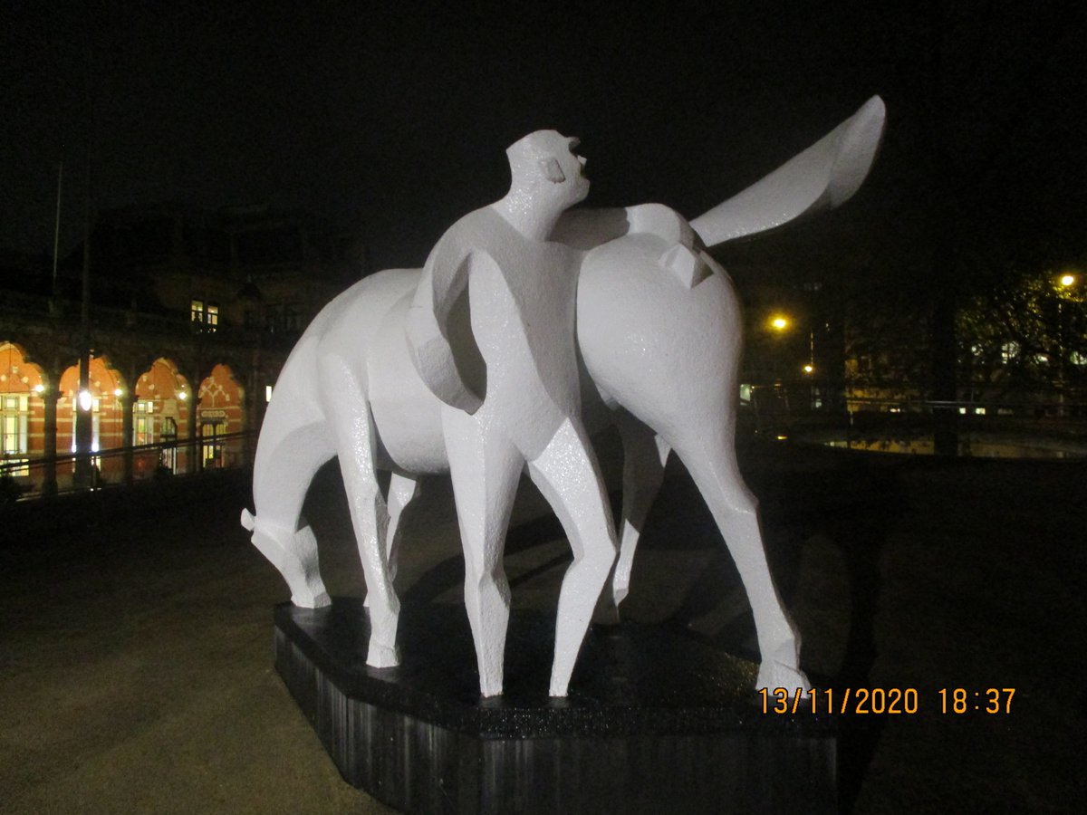 eurovermeer's tweet photo. #stadsleven #PeerdvanOmeLoeks in #Groningen. > https://t.co/ezuuIBl5xz
