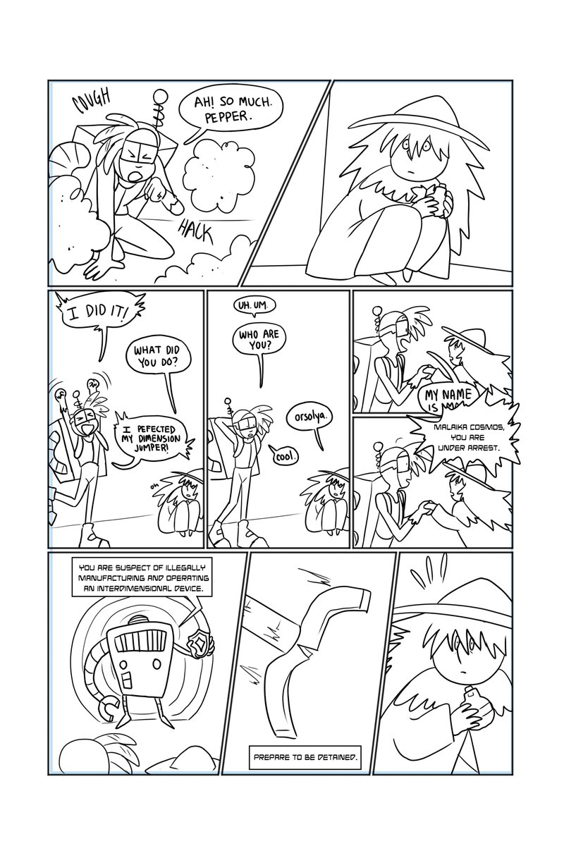 this was a comic assignment i never finished and didnt look at forever bc i was upset i didnt turn it in in time. but i read it today and its actually good i think??? i wanna do more with these characters