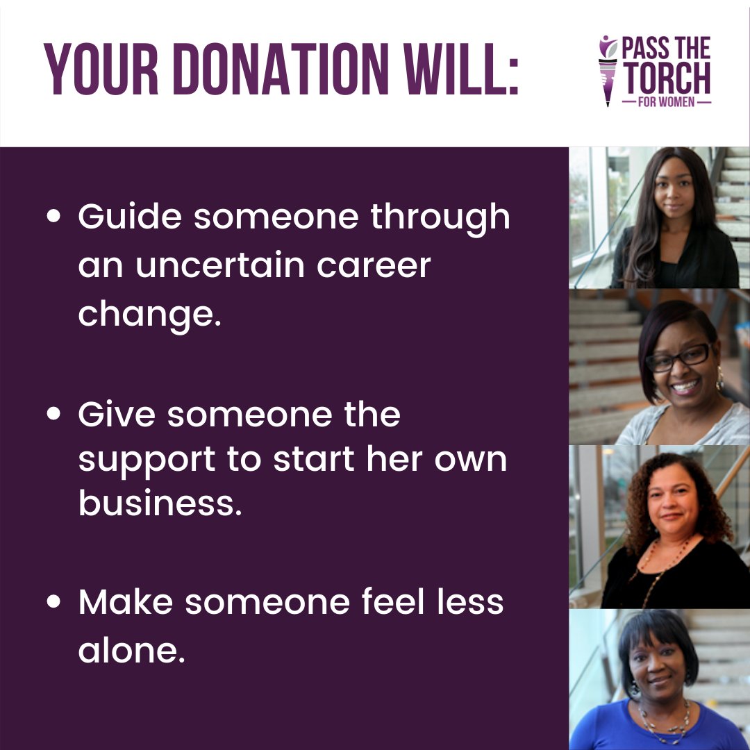 Think of those who have supported you throughout your journey. How would your life be different without a support system? Every woman deserves one-- and mentoring helps them find one! 

Donate to the Foundation for #GivingTuesday this year: 
secure.givelively.org/donate/mentori…