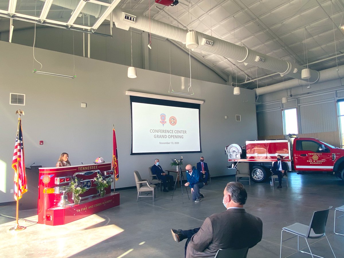 abbeydennis28's tweet photo. Today, I had the opportunity to celebrate the official grand opening of the Tennessee Fire and Codes Academy Conference Center. This facility will enhance opportunities to train students statewide to a career path in fire service and codes enforcement. #SFMO🔥 https://t.co/HebIzrhzt4