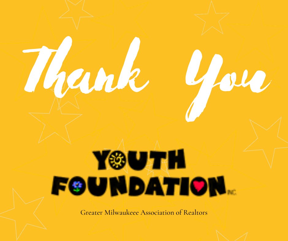 We are honored to be a grant recipient of the Youth Foundation, managed by @GMAR1892. We appreciate everything that the Youth Foundation has done for our community, and are proud to be carrying out their mission.