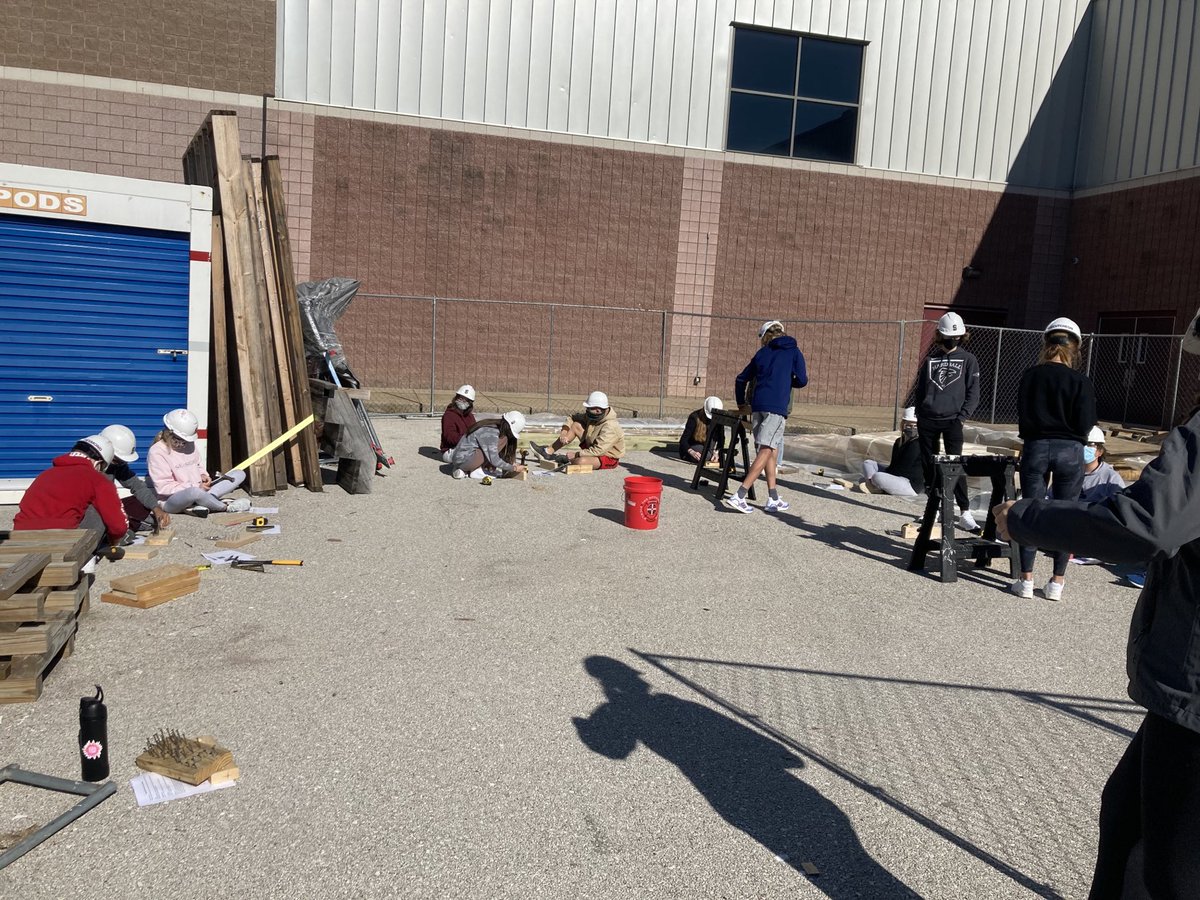 It’s great to be building our construction skills!