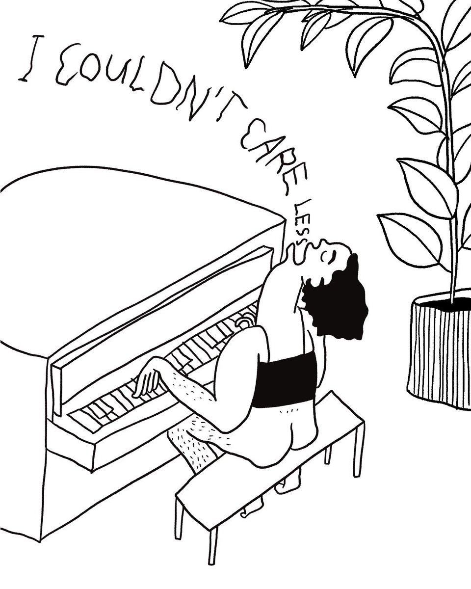 Just one reason to buy a piano. 
#leeladraw #illustration