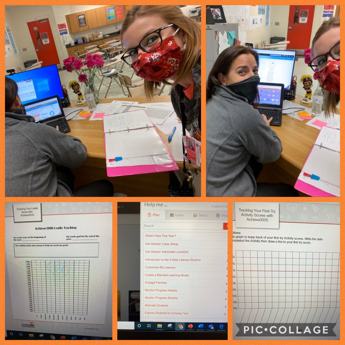 HalleyUrbanak's tweet photo. Thankful for the trainings to learn more about how awesome #Achieve3000 is for our Ts/Ss! When I showed Mrs. Price what I learned she was also SO excited to start using the resources with her classes! 🥳🤓 Love my job at SCHS! @GreatDay2BAHawk @tblinnja #VCSCOACH @volusiaschools https://t.co/Laabn7waTE