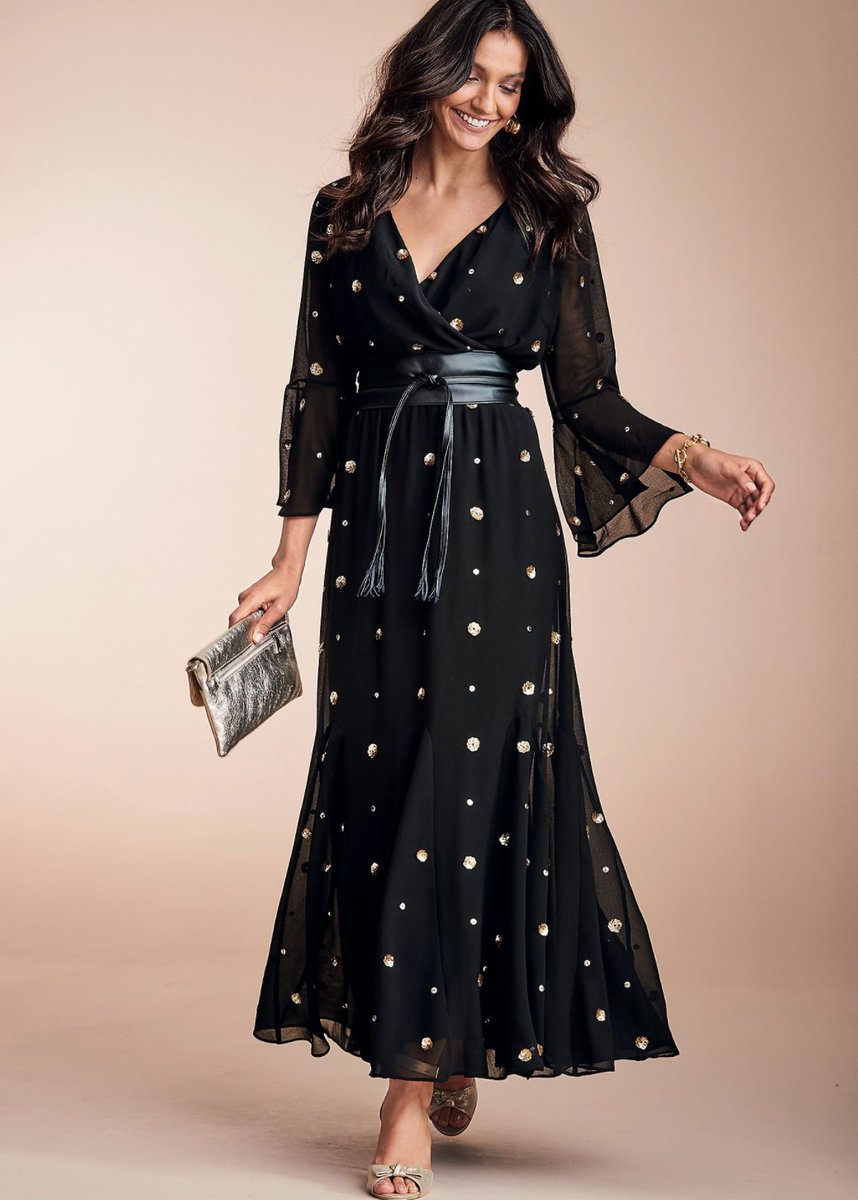 This month, #GoodHousekeeping celebrated key workers who have been so dedicated to keeping us all safe throughout the pandemic.
 
Dr Claire was one of those nominated, and she was given a full special makeover! She wore our Sequin Circle Maxi Dress: buff.ly/38EuFOr 😍