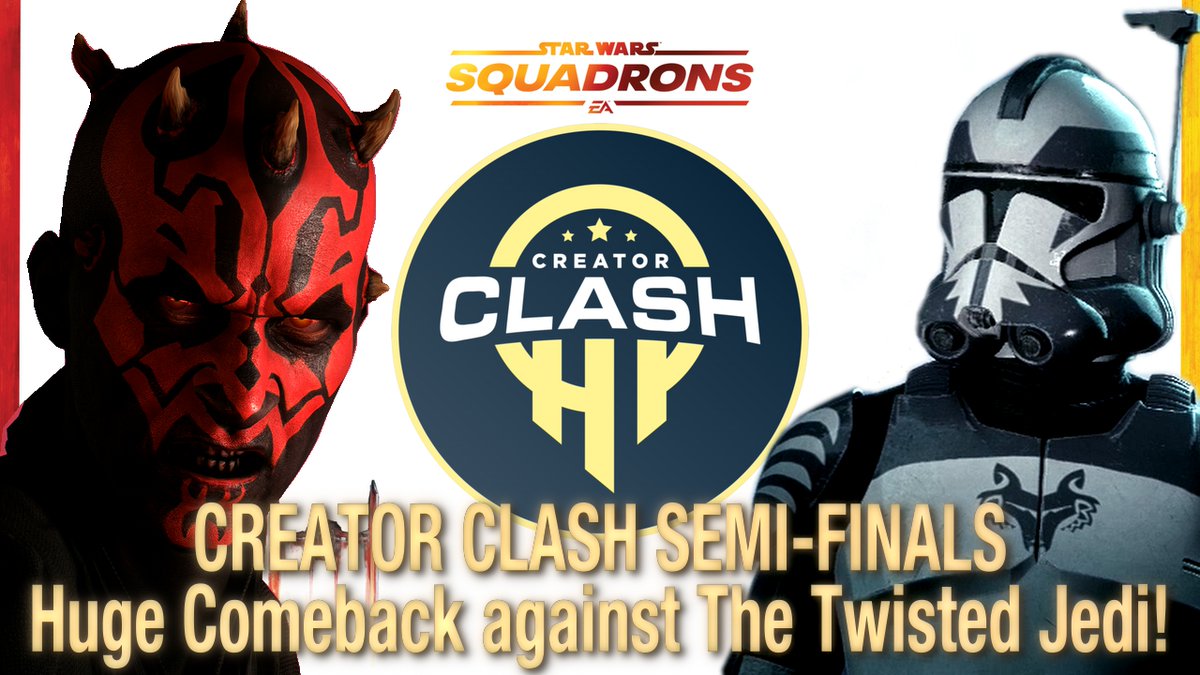 youtu.be/lSYt4hTuK8M Multi-View Gameplay from the Semis of the <a href="/StarWarsLegions/">Star Wars: Legions</a> #creatorclash  vs. <a href="/TheTwistedJedi/">The Twisted Jedi #MakeBattlefront3</a> is now up on my channel: catch the full game from multiple angles &amp; follow the action! Thanks for an intense Match to you and your squad Twisted! #rogue181st