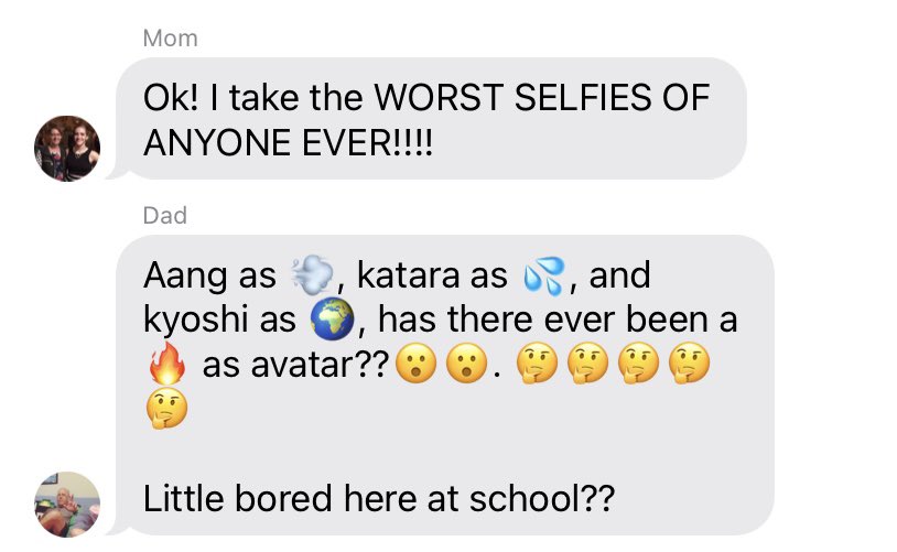 I’d say the family group chat is pretty interesting 😅