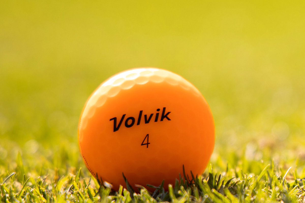 volvikUSA's tweet photo. Limited time only! Receive FREE personalization on Yellow Vivid in green font, 11/12-11/15, on https://t.co/0oczESxwWb • Vivid 2 for $55 Available in 8 Matte Color Options • 💜❤️🧡🤍💛💚💙💖• #Volvik #VolvikGolf #Golf #Vivid #PlayYellow #1ColorBall https://t.co/RDB1RRlIfV