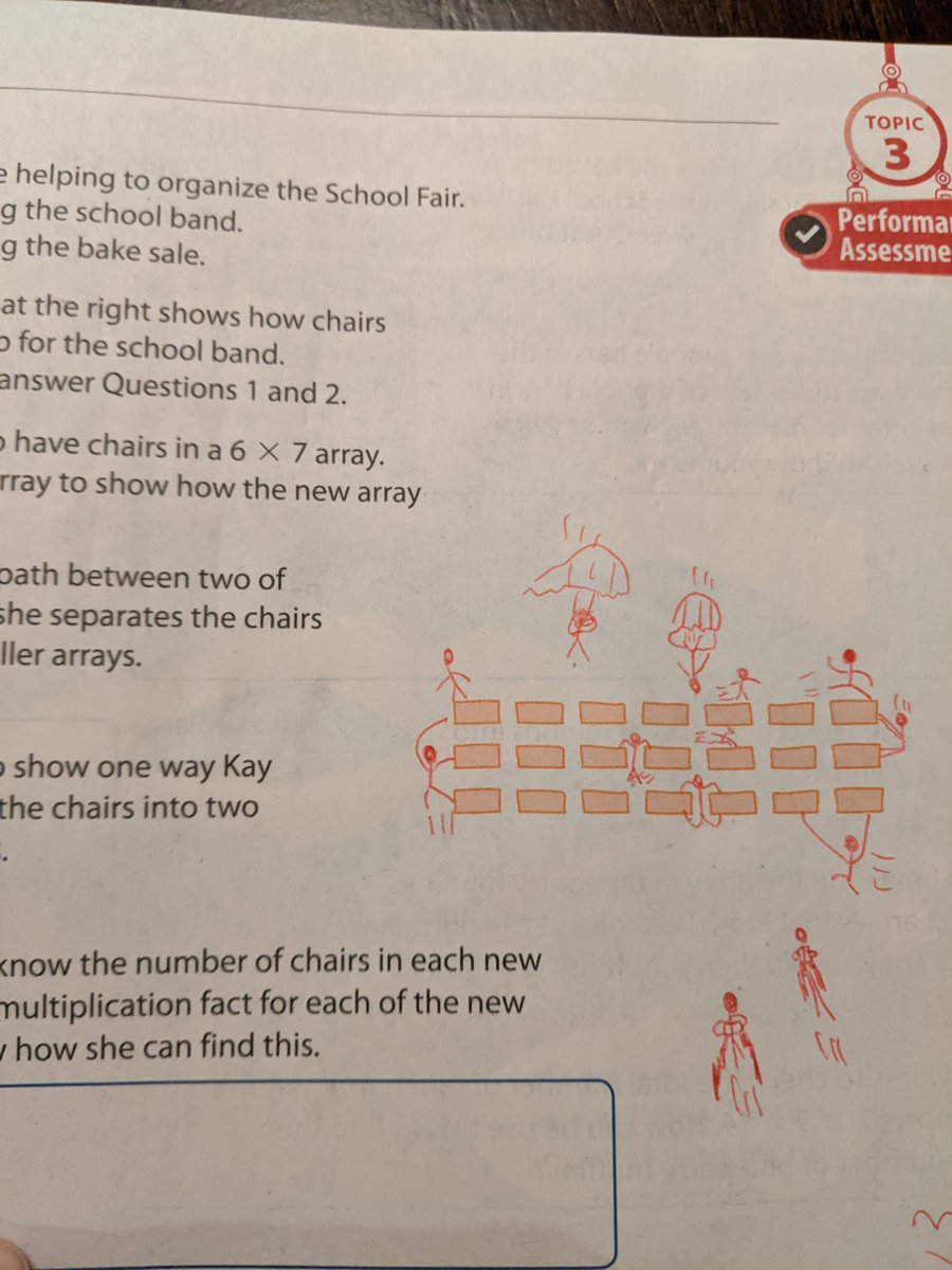 kbigwood's tweet photo. Ignoring the fact he was supposed to be answering a math problem (😂), I'm in awe of my kid's ability to show movement in just a few tiny lines. Future #GraphicNovel illustrator! #kidlitart #PilkeyPower #Dyslexia https://t.co/vLxnksHvrm
